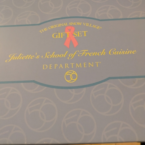 Department 56 Juliette's Bistro French Cuisine Model Vintage - Picture 10 of 11